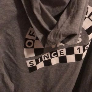 Vans hoodie with checkerboard logo